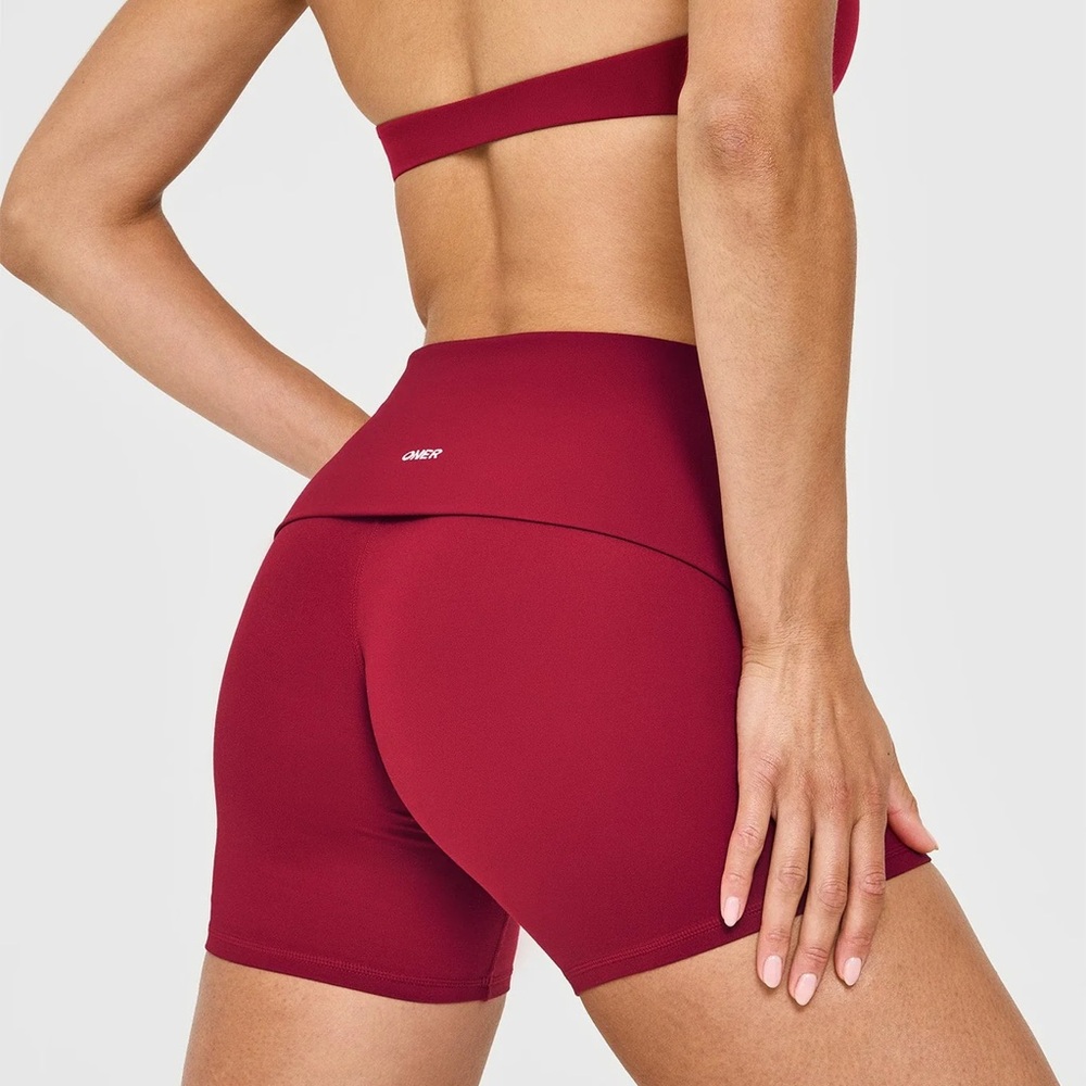 Oner Active SoftMotion™ Fold Over Shorts 6" | Ruby Red - S